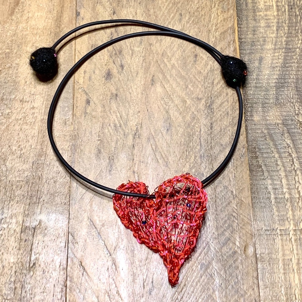 Heart Choker Necklace